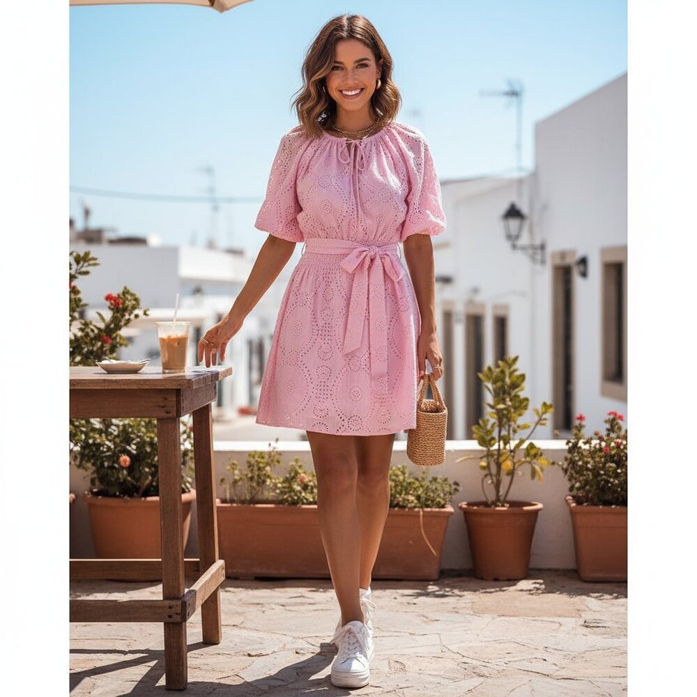 Charlie Holiday Tayla Dress Rose Size Small NWT